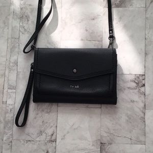 The Sak leather 3 in 1 phone wristlet crossbody wallet